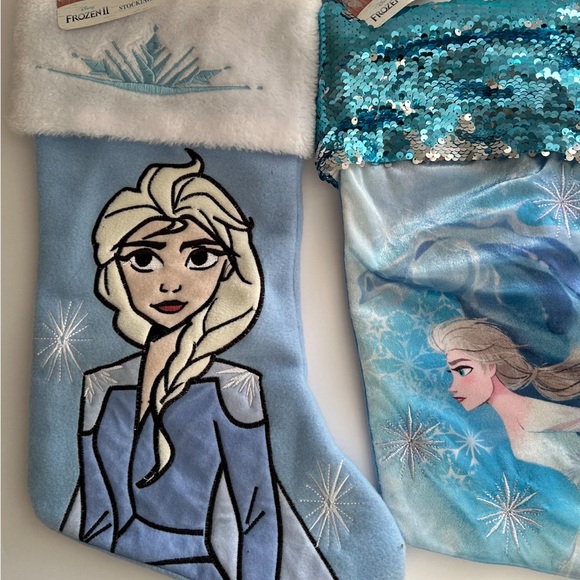Disney Frozen Blue and White stockings (2) - Picture 6 of 6